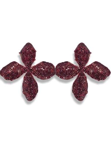 Brincos Dourados grandes strass