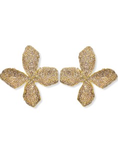 Brincos Chumbo grandes strass