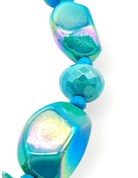 Colar bolas cores