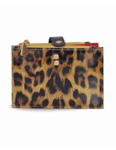 Carteira Verniz Leopardo print