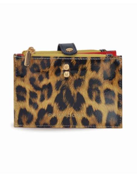 Carteira Verniz Leopardo print