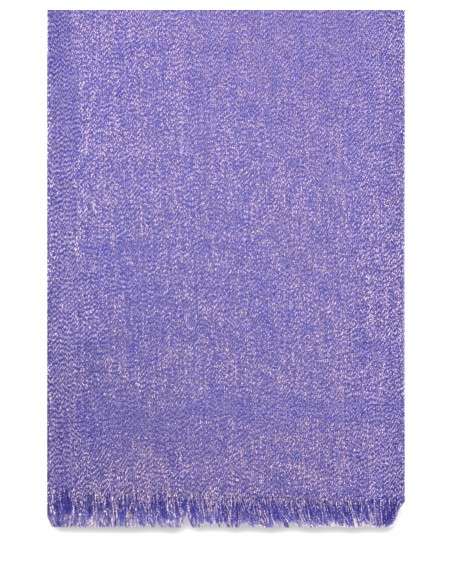 Echarpe de Festa e Cerimónia com Brilho Prateado - Elegância em Viscose