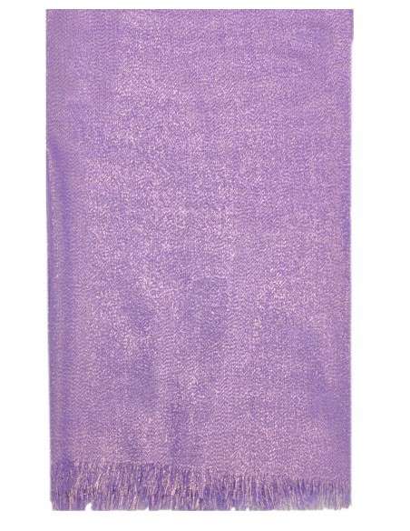 Echarpe de Festa e Cerimónia com Brilho Prateado - Elegância em Viscose