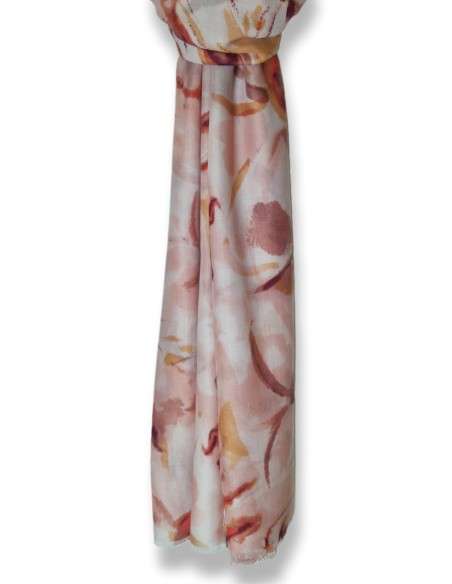 Echarpe Primavera Floral Pastel