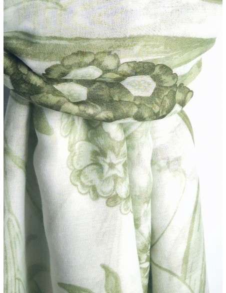 Echarpe Primavera Floral Pastel