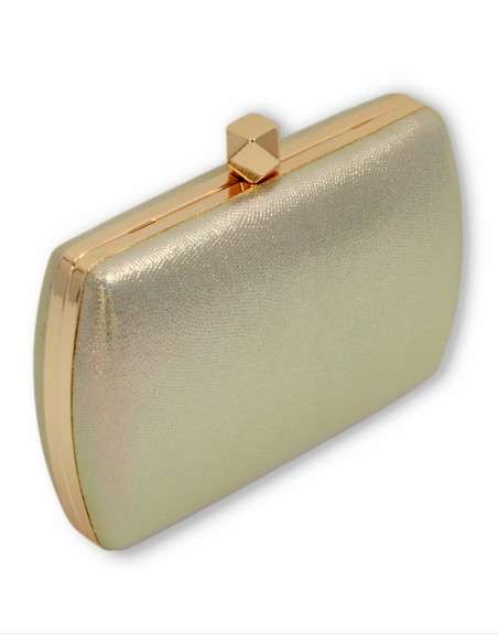 Clutch Brilho Prateada ou Bronze