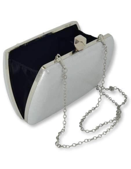 Clutch Brilho Prateada ou Bronze