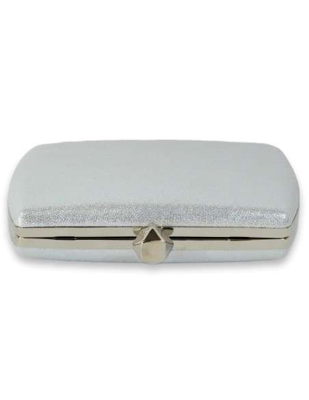 Clutch Brilho Prateada ou Bronze