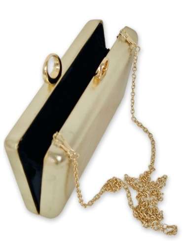 Clutch Dourada Brilho