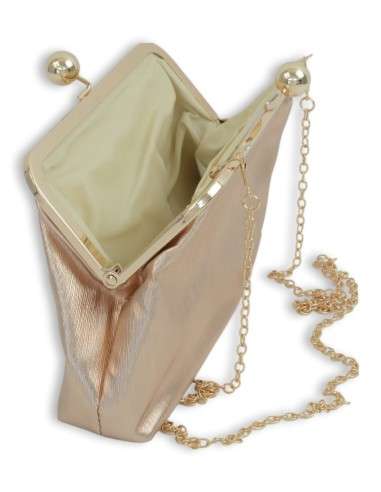 Clutch Dourada Brilho