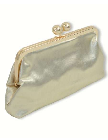 Clutch Dourada Brilho