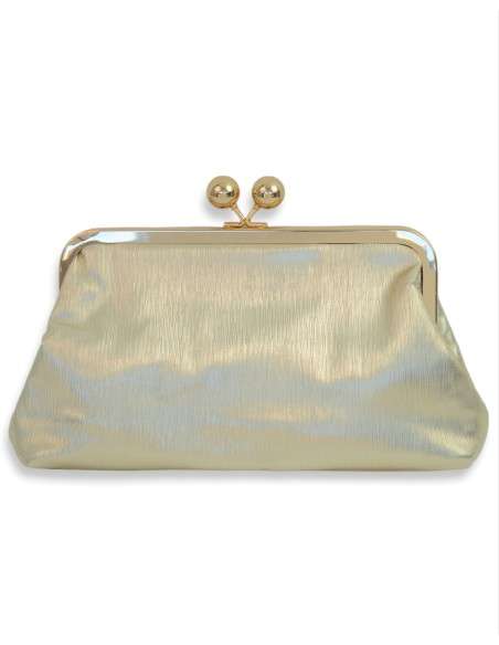 Clutch Dourada Brilho