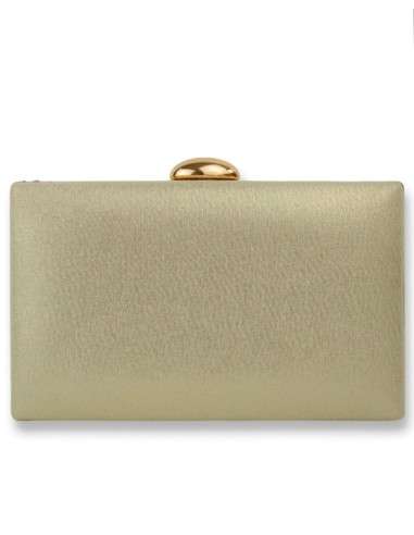 Clutch Dourada: Brilhantes e Concha Colorida