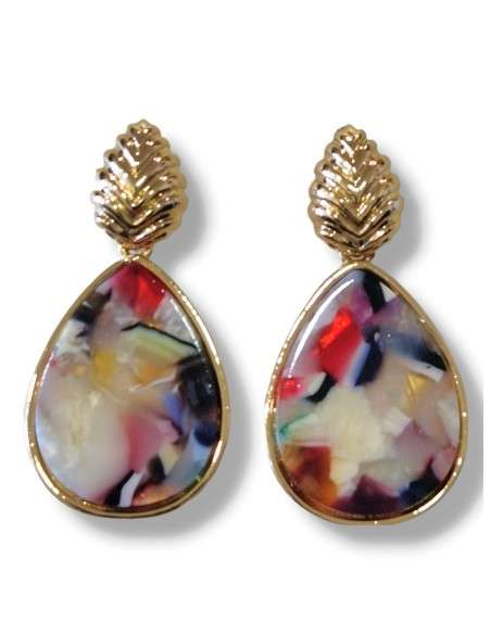 Brincos grandes cores