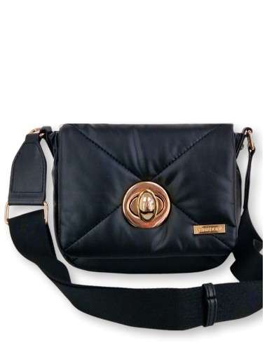 Tiracolo Acolchoado Preto ou Gelo