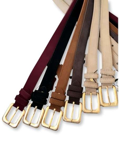 Cinto em Pele Camurça