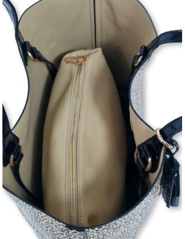 Mala Animal Print Tote Primadona