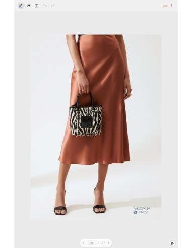 Mini Mala Tote Verniz Zebra