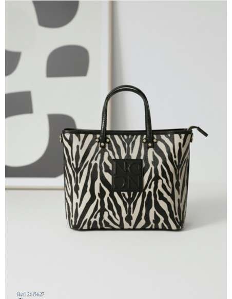 Mala Tote Verniz Zebra