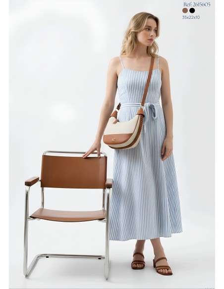 Mala Gondola trança camel