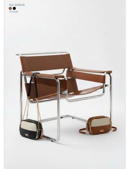 Tiracolo trança camel