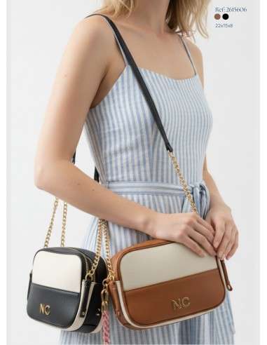 Tiracolo trança camel