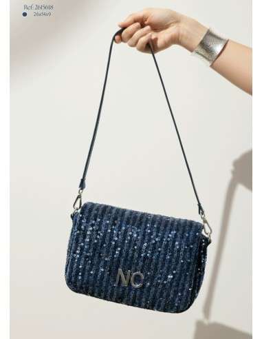 Tiracolo Denim Lentejoulas