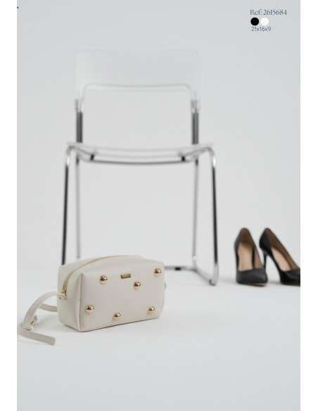 Tiracolo Branco Tachas