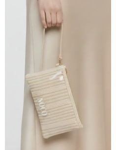 Bolsa de mao transparente