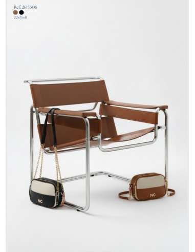 Tiracolo trança camel