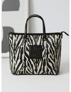 Mala Tote Verniz Zebra