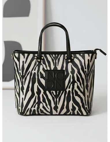 Mala Tote Verniz Zebra