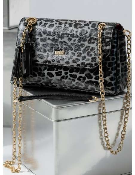 Mala ombro cadeado dourado