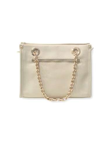 Mini Mala com alças douradas