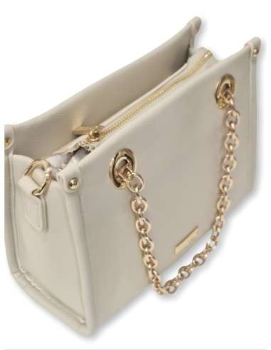 Mini Mala com alças douradas