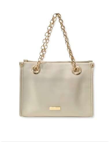 Mini Mala com alças douradas