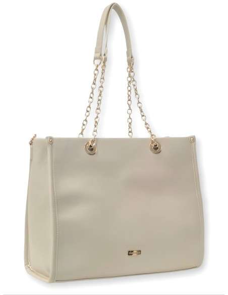Mala Camel com alças douradas