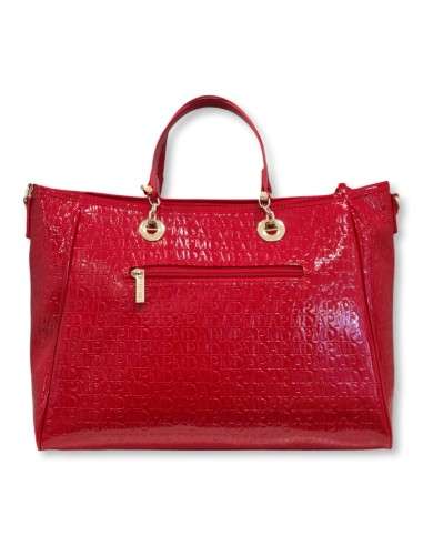 Mala Marinho em Verniz com Monograma e Pendente de Coração